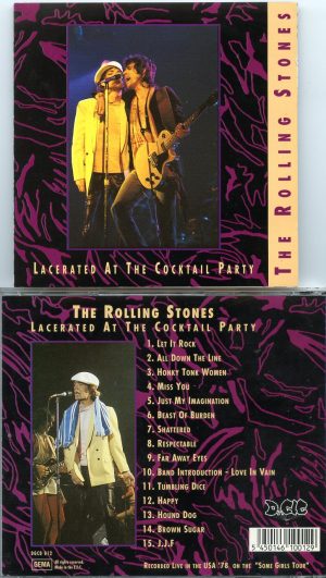 Rolling Stones - Lacerated At The Cocktail Party ( Recorded Live in The USA During The Some Girls Tour )