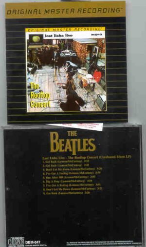 The Beatles - Dr. EBBETTS DBM 047 - LAST LICKS LIVE THE ROOFTOP CONCERT - UNRELEASED MONO LP