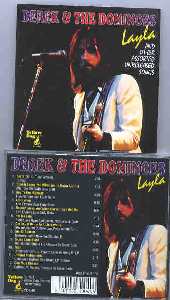 Eric Clapton - Layla & Other Assorted Unreleased Songs ( Yellow Dog )