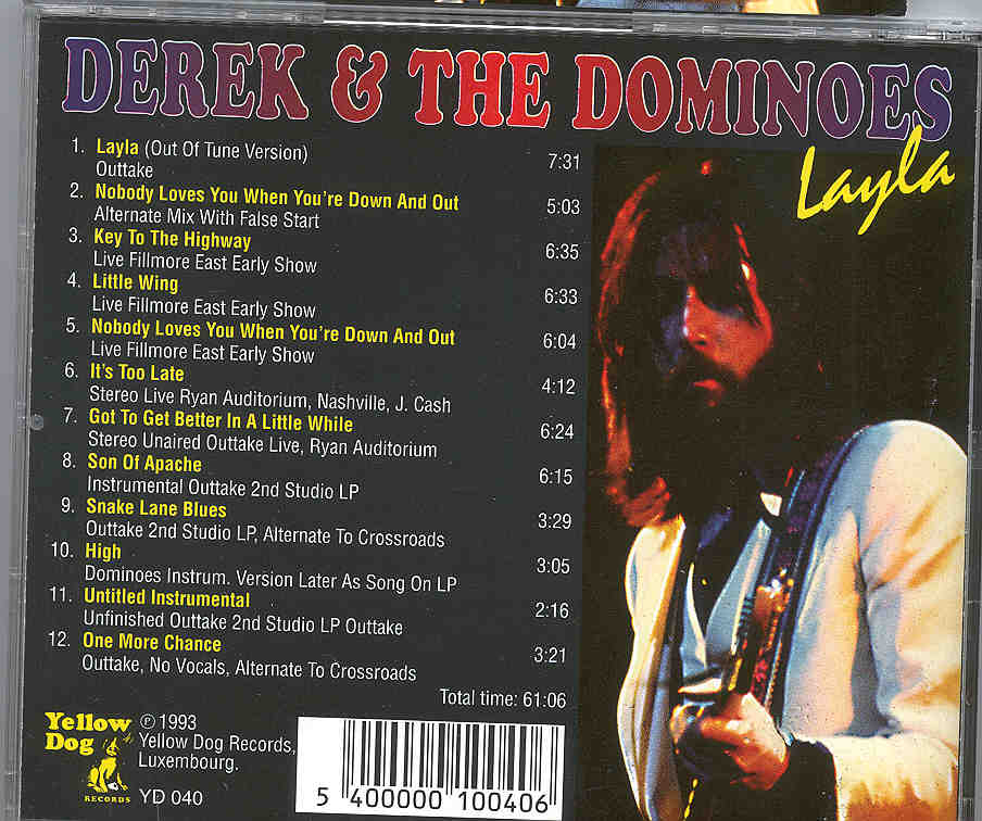 Eric Clapton - Layla & Other Assorted Unreleased Songs ( Yellow Dog )