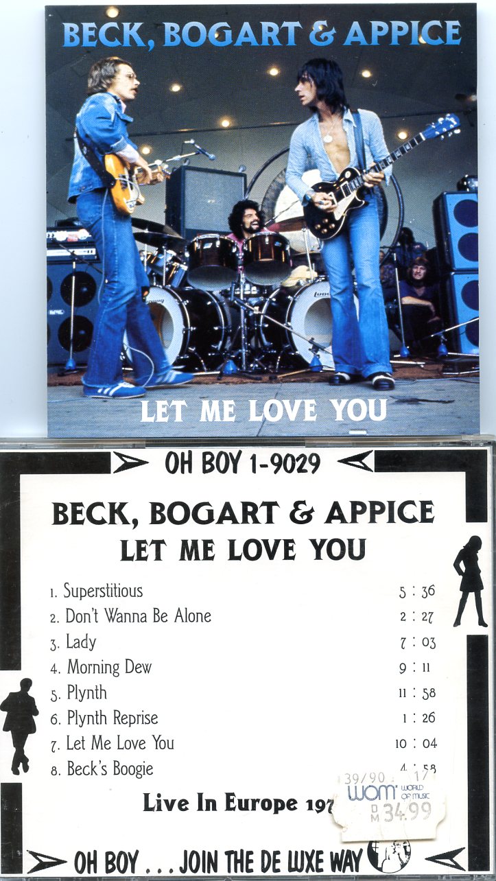 Jeff Beck - Let Me Love You ( Oh Boy ) ( Jeff Beck , Boggart & Appice Live in Europe , 1972 )