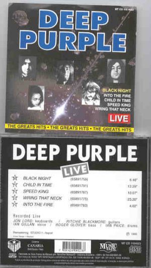 Deep Purple - Live  ( Greatest Hits )