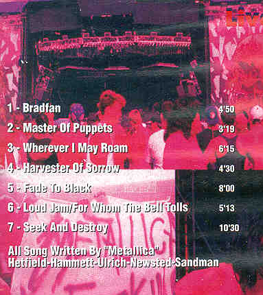 Metallica - Live 1994 ( On Stage Recs )