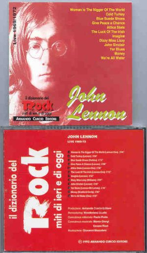 John Lennon - Live 1969-1972  ( Armando Curcio Edittori )
