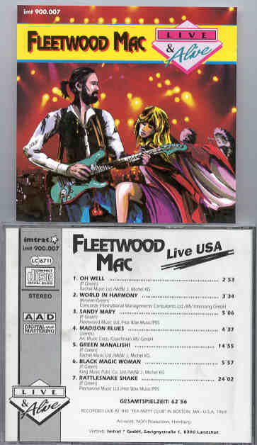 Lindsey Buckingham Fleetwood Mac - Live And Alive ( Boston Tea Party , 1969 )