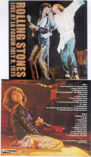 Rolling Stones - Live At LA Forum , July 9th , 1975 ( 2 CD!!!!! set ) ( Inglewood Forum , Los Angeles , CA , USA )
