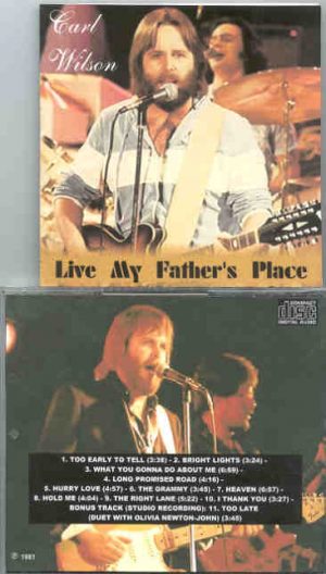The Beach Boys - Carl Wilson Live At My Father's Place