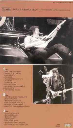 Bruce Springsteen - Omaha ( 3 CD SET ) Live At Oakland Arena October 26th , 1999 ( Super Sonic )