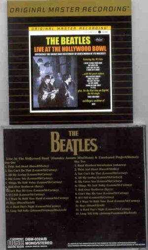 The Beatles - Dr. EBBETTS DBM 032 - Live at The Hollywood Bowl - 2 CD ACETATE MIX MONO & UNR. STEREO PROJECT