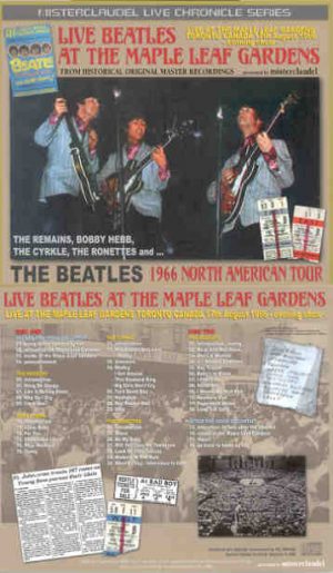 The Beatles - Live At The Maple Leaf Gardens ( 2 CD set ) ( Misterclaudel )