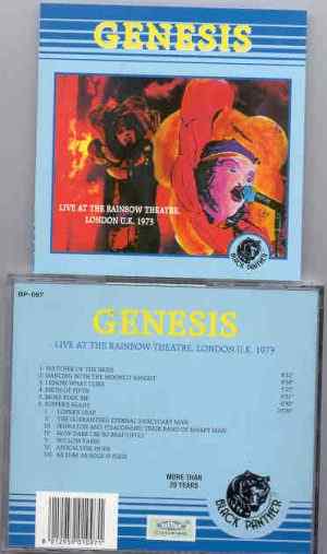 P. Gabriel  /  GENESIS  /  P. Collins - Live At The Rainbow Theater 1973 ( London , UK , 1973 )