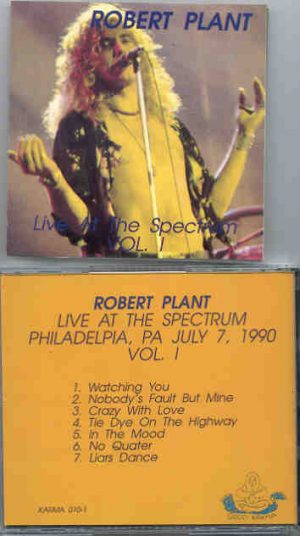 Led Zeppelin - Live At The Spectrum Vol. I  ( Robert Plant ) ( Philly Spectrum , July , 1990 )