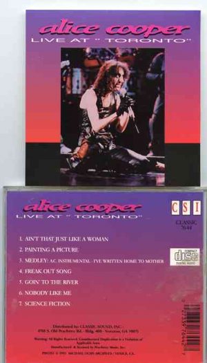 Alice Cooper - Live At Toronto ( Live at The Toronto Rock Festival 1969 , Toronto , Canada )