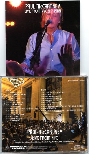 Paul McCartney – Live From NYC 2018 8-7-2018 (2 CD)
