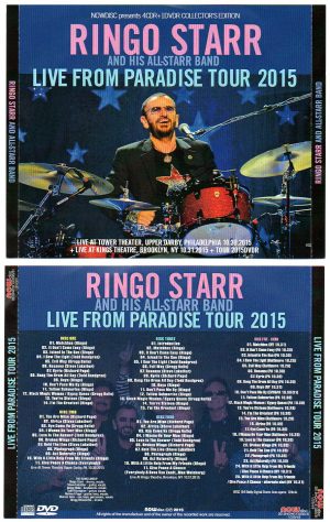 Ringo Starr - Live From Paradise Tour 2015   ( 4 CD - 1 DVD SET )
