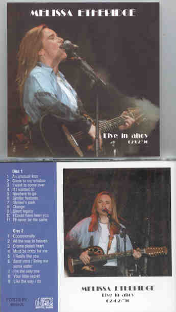 Melissa Etheridge - Live In Ahoy ( 2 CD set ) ( February 2nd , 1996 )