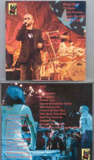 Ringo Starr - Live In Boston 2006 ( 2 CD!!!!! SET ) ( TD Bank North Pavillion , Boston , MA , July 19th , 2006 )