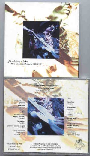 Jimi Hendrix - Live In Copenhagen 1968 ( Swingin' Pig Recs ) ( 2 CD Set )