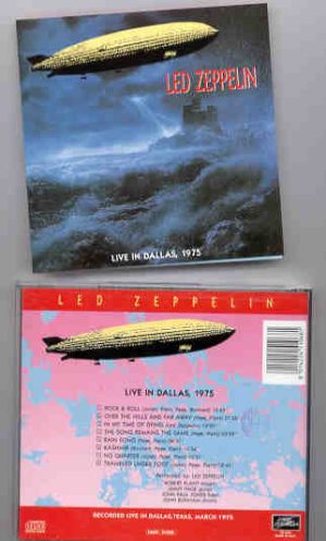 Led Zeppelin - Live In Dallas 1975 ( Dallas , Texas , USA , March 4th , 1975 )
