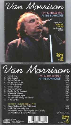 Van Morrison - Live In Edinburgh ( Yellow Cat )