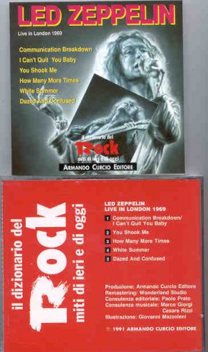 Led Zeppelin - Live In London 1969 ( Armando Curcio Editore )