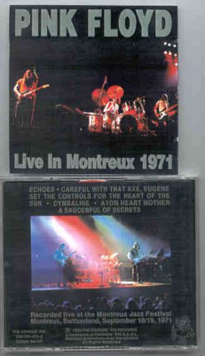 Pink Floyd - Live In Montreaux  ( Swingin' Pig ) ( 2 CD  SET ) ( Switzerland , Sept 18th & 19th , 1971 )