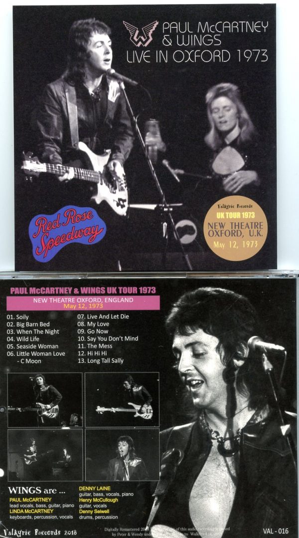 Paul McCartney & Wings – Live in Oxford 1973 – Valkyrie