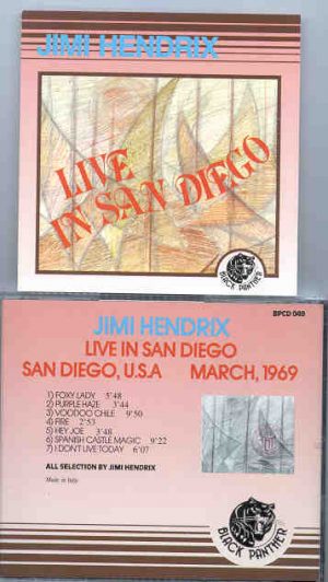 Jimi Hendrix - Live In San Diego  ( Black Panther )