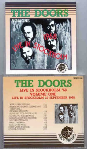 The Doors - Live In Stockholm 1968  Vol 1 ( Stockholm September 20th , 1968 )