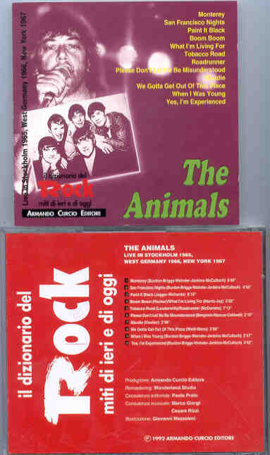 Eric Burdon and The Animals - Live In Stockholm , West Germany & New York