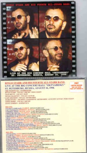 Ringo Starr - Live In St Petersburg , Russia , August 26th , 1998 ( 2 CD!!!!! set )