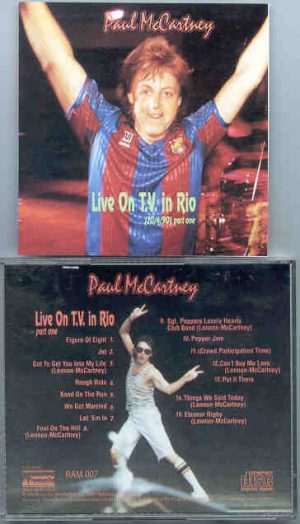 Paul McCartney - Live On TV In Rio Part One ( April 20th , 1990 )