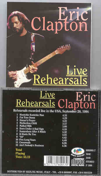 Eric Clapton - Live Rehearsals 1994
