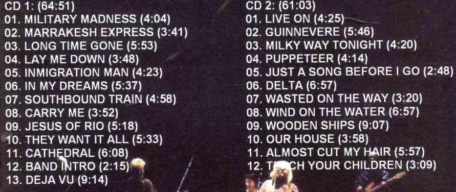 Neil Young / CSNY - Live Together ( 2 CD ) ( CROSBY & NASH Live at Teatro Smeraldo , Milan , Italy , March 8th , 2005 )