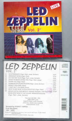 Led Zeppelin - Live Vol.2( live takes '69 &  '70 )