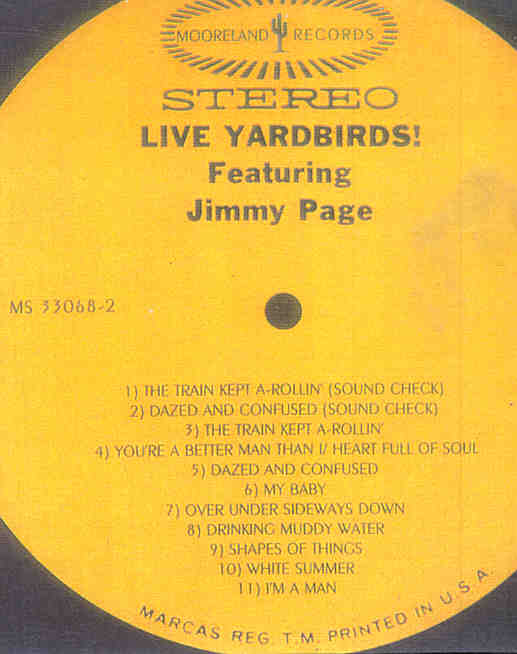 Eric Clapton - The Yardbirds Featuring Jimmy Page