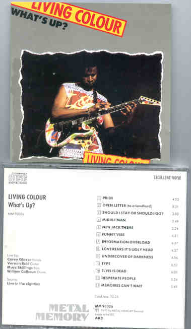 Living Colour - What's Up ? ( Live in the 80's )