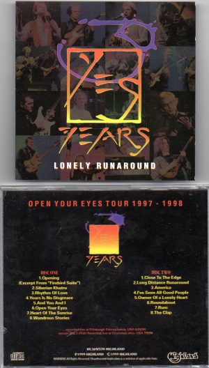 Yes - Lonely Runaround ( Highland ) ( 2 CD!!!!! SET ) ( Pittsburg , Pennsylvania , USA , June 24th , 1998 )