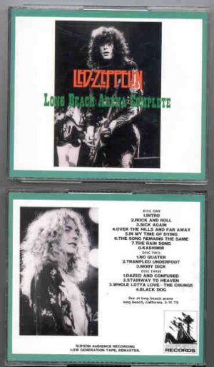 Led Zeppelin - Long Beach Arena Complete ( 3 CD SET ) ( Long Beach , CA , USA , March 11th 1975 )
