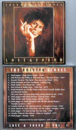 Rolling Stones - Lost And Found Vol. 1  ( Rarities Through The Years )