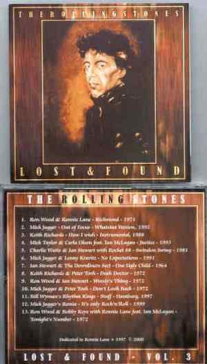 Rolling Stones - Lost And Found Vol. 3  ( Rarities Through The Years )