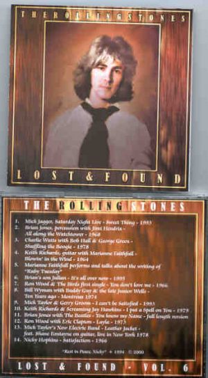Rolling Stones - Lost And Found Vol. 6  ( Rarities Through The Years )