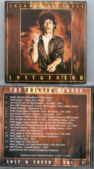 Rolling Stones - Lost And Found Vol. 7  ( Rarities Through The Years )