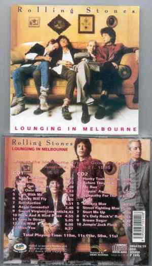 Rolling Stones - Lounging On Melbourne ( Melbourne , Australia , March 27th , 1995 ) ( 2 CD!!!!! SET )