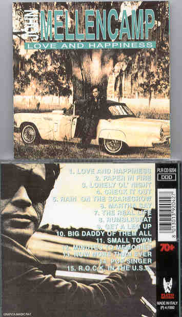 John Cougar Mellencamp - Love And Happiness ( Pluto Recs )