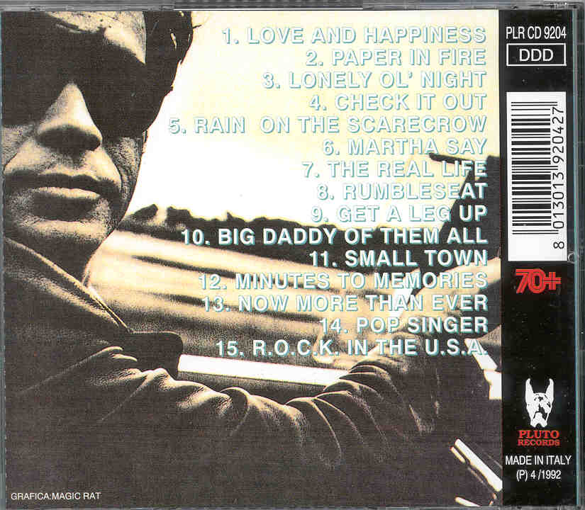 John Cougar Mellencamp - Love And Happiness ( Pluto Recs )