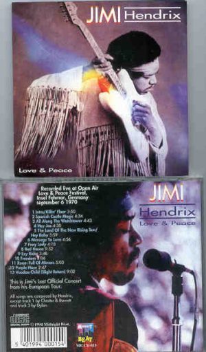 Jimi Hendrix - Love And Peace ( Midnight Beat ) ( Insel Fehmar , Germany , September 6th , 1970 )