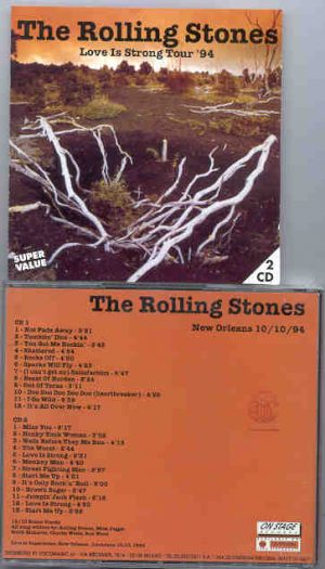 Rolling Stones - Love Is Strong Tour 1994 ( 2 CD!!!!! set )  ( On Stage )
