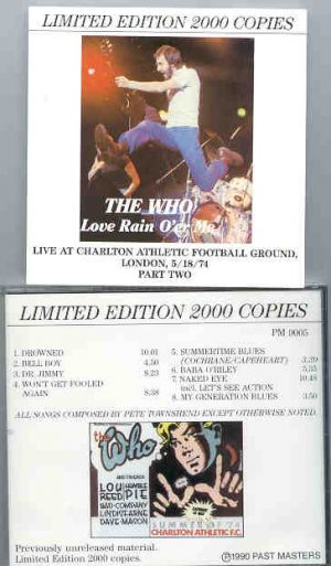 The Who - Love , Rain O'er Me  ( London UK , May 1974 )