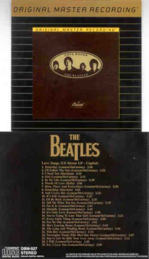 The Beatles - Love Songs ( US STEREO LP - CAPITOL - Dr Ebbetts 2008 )